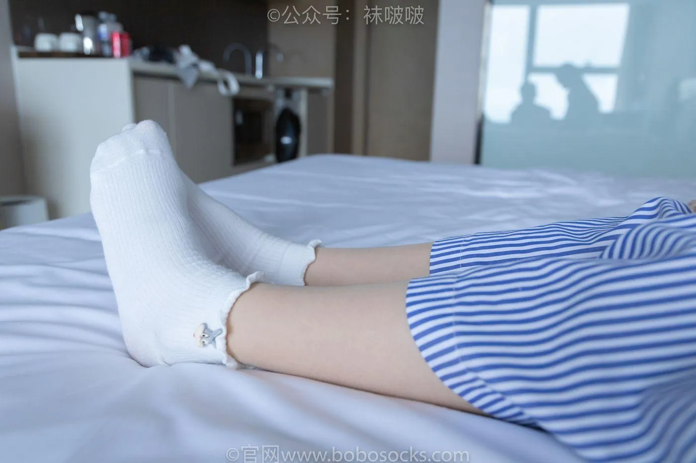 [BoBoSocks袜啵啵]NO.027 稚予- vans、白色棉袜、肉丝 [136P]插图